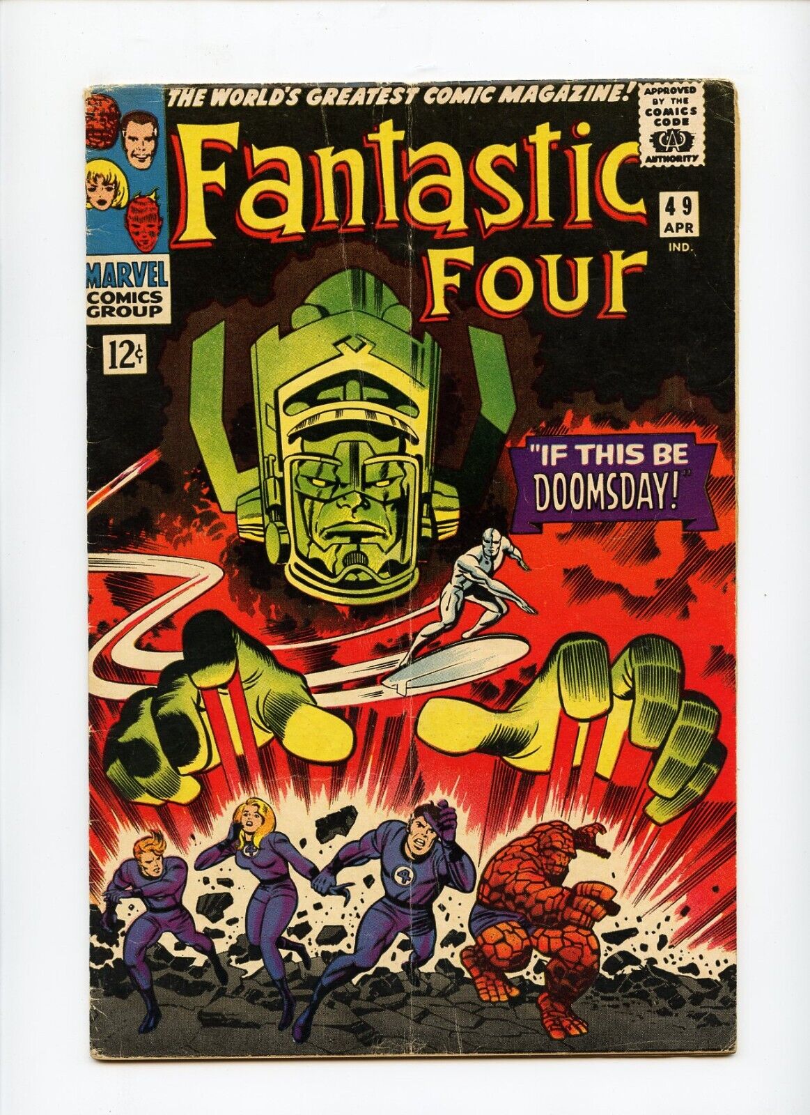 Fantastic Four #49 Marvel Comics Production Defect