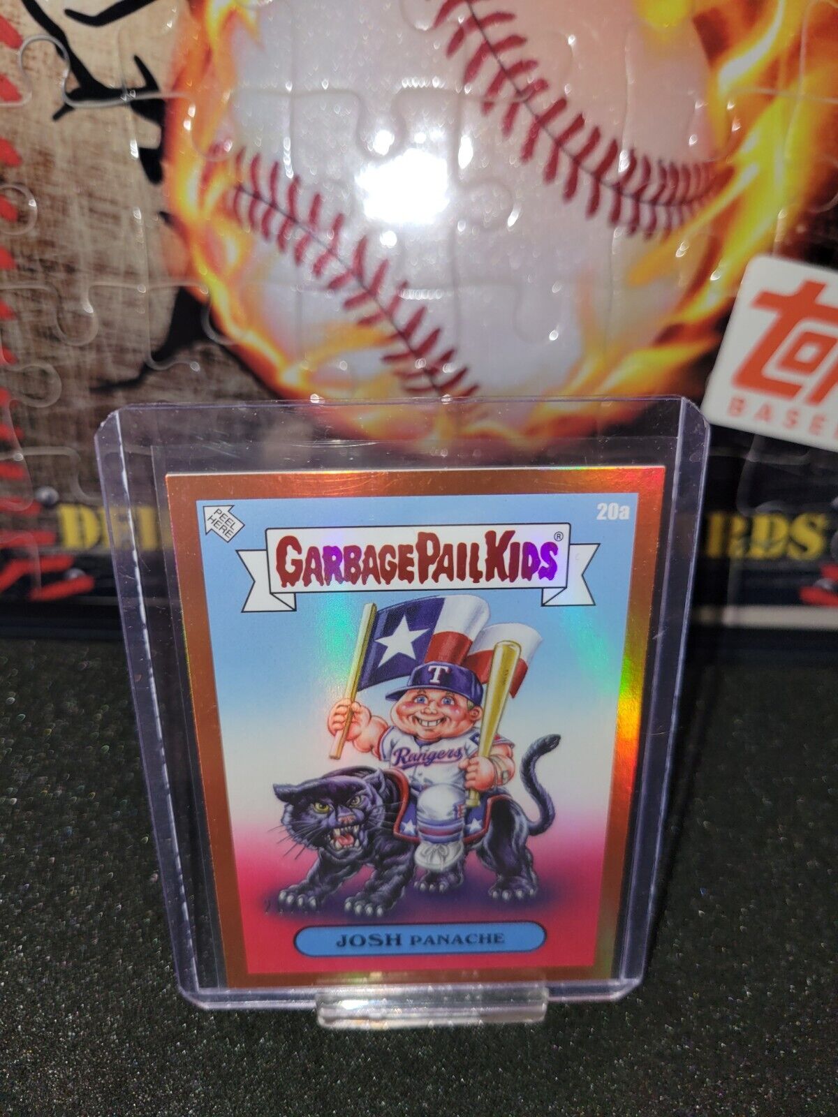 2024 Garbage Pail Kids GPK X MLB GROSS 20a Josh Jung #26/50 Orange 
