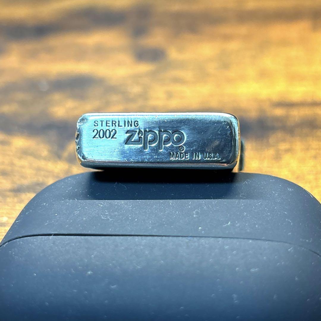 ZIPPO Sterling Silver Slim 2002