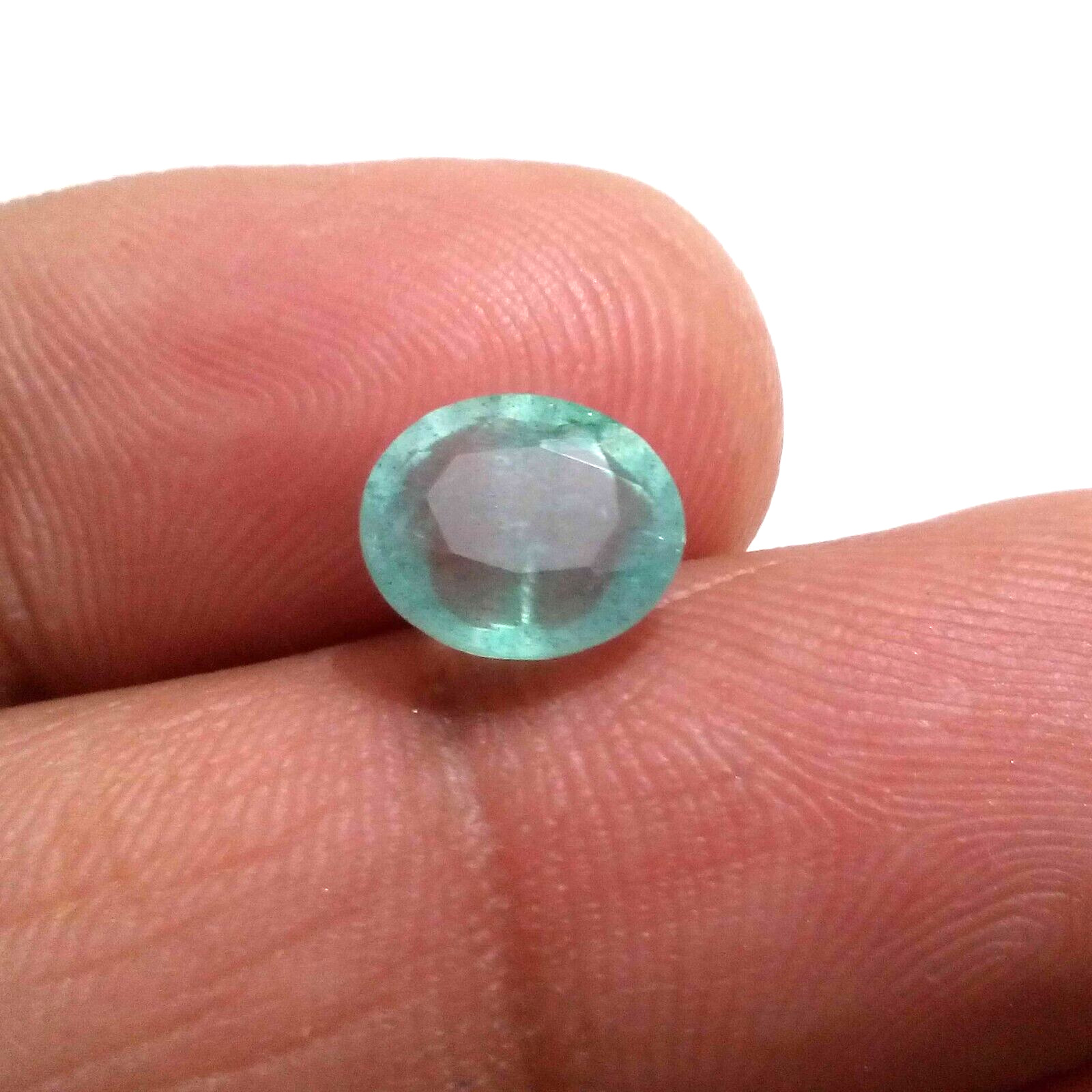 Fabulous Colombian Emerald Oval Shape 2.60 Crt Green Faceted Loose Gemstone