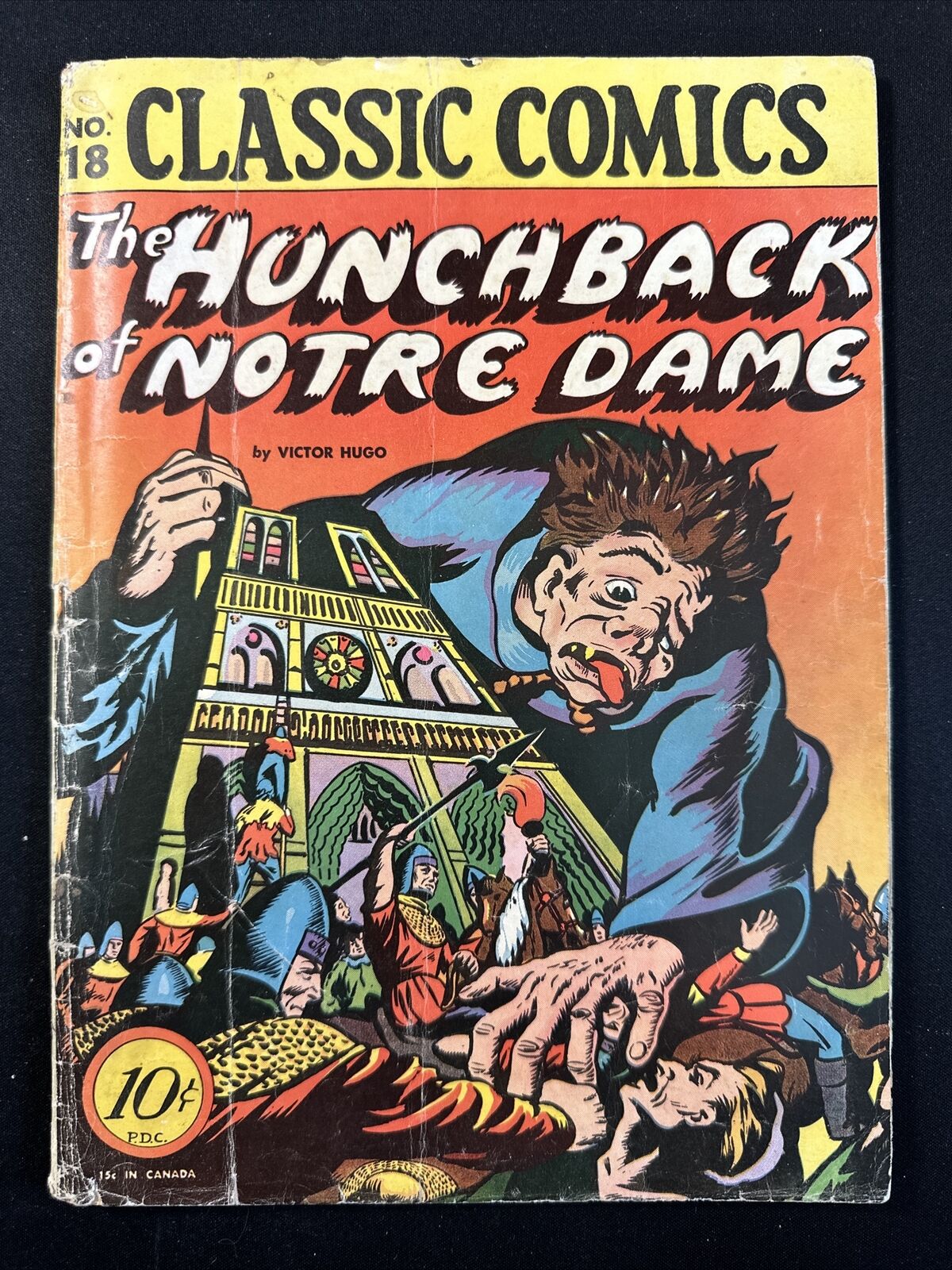 The Hunchback Of Notre Dame #18 Classic Comics HRN 17 Golden 1st Edition Good