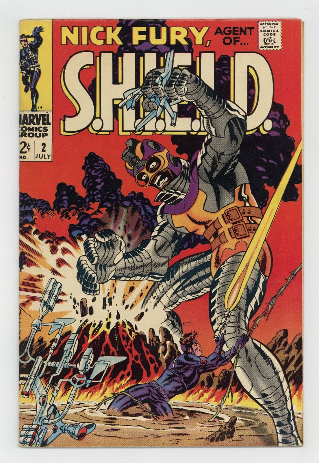 Nick Fury Agent of SHIELD #2 FN 6.0 1968
