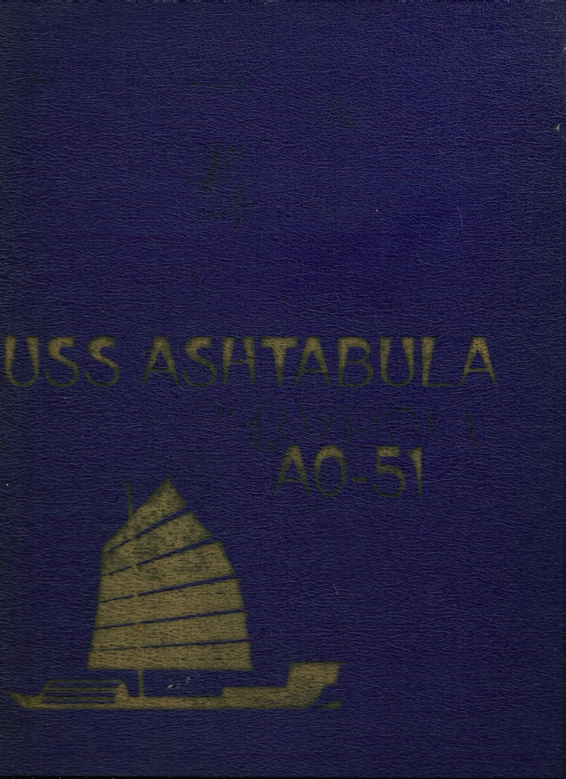☆ USS ASHTABULA AO-51 WESTPAC DEPLOYMENT CRUISE BOOK YEAR LOG 1970-71 - NAVY ☆