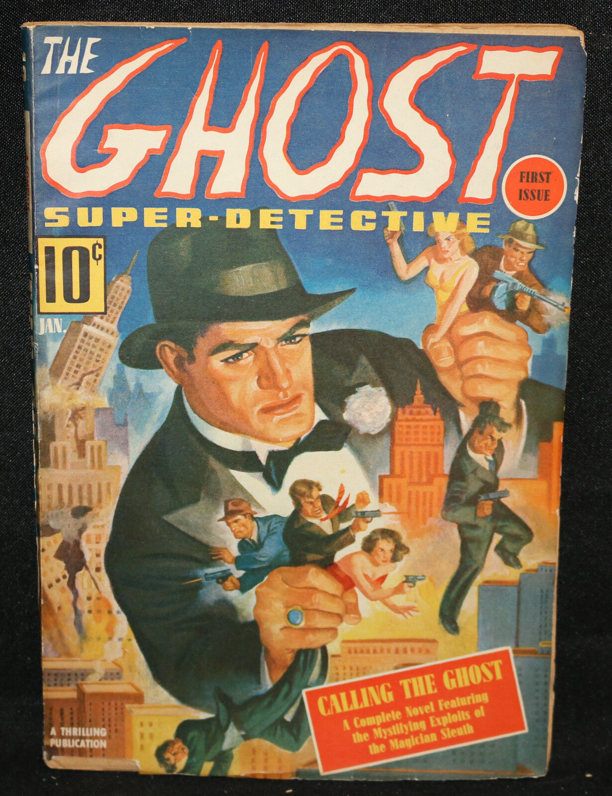 Ghost Super-Detective Vol. 1 #1 Pulp - Calling the Ghost (VF+ / F) January, 1940