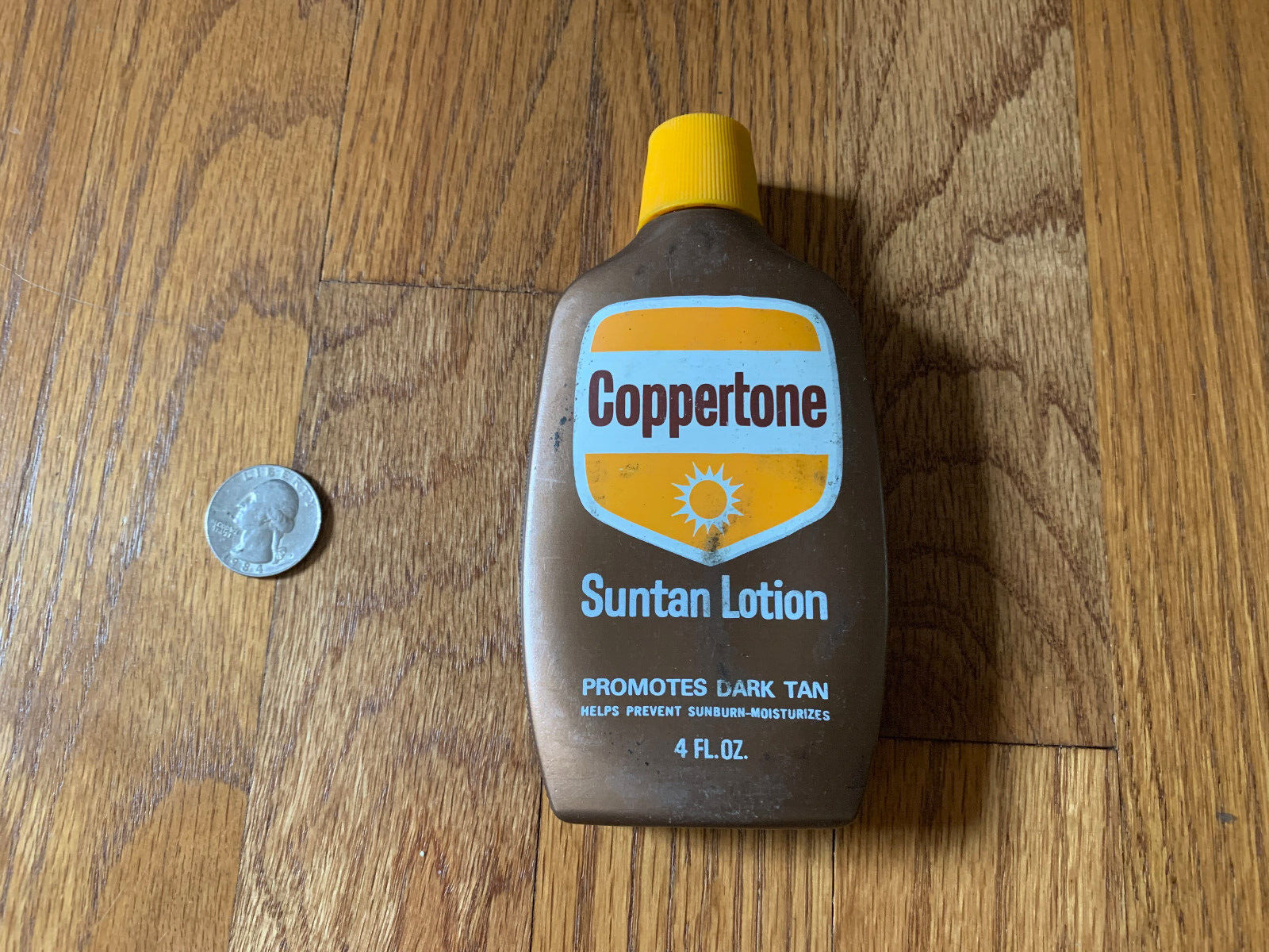 Vintage Coppertone Suntan Lotion.
