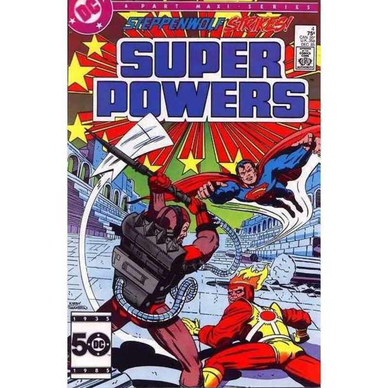 Super Powers (1985 series) #4 in Very Fine condition. DC comics [q~