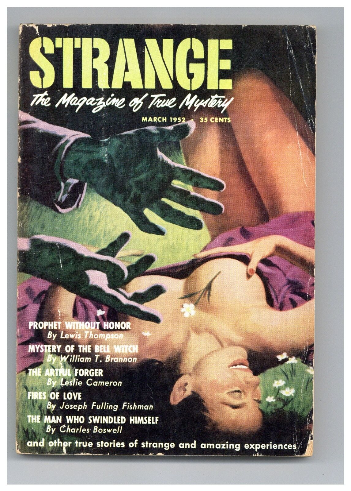 Strange The Magazine of True Mystery Digest #1 VG- 3.5 1952