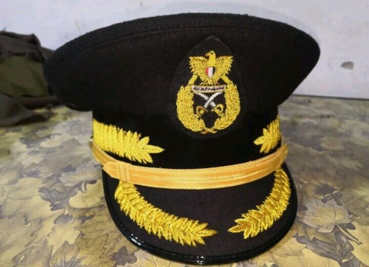 Egyptian Army generals\' ceremonial visor cap.
