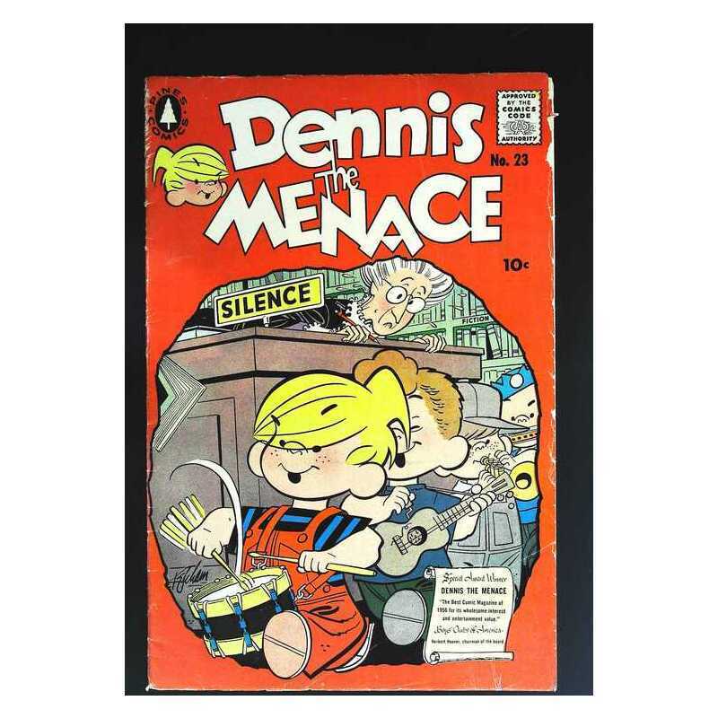 Dennis the Menace #23 1953 series Standard comics VG+ Full description below [y;