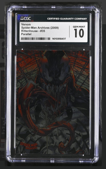 2009 Venom 35 Spider-Man Archives (Rittenhouse) Foil Parallel, CGC Graded 10 Gem