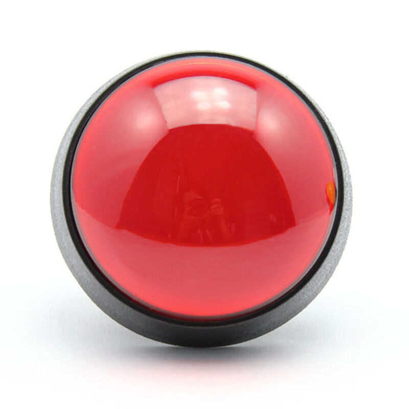 60mm Arcade Illuminated 12V LED Push Button With Micro Switch For JAMMA MAME 