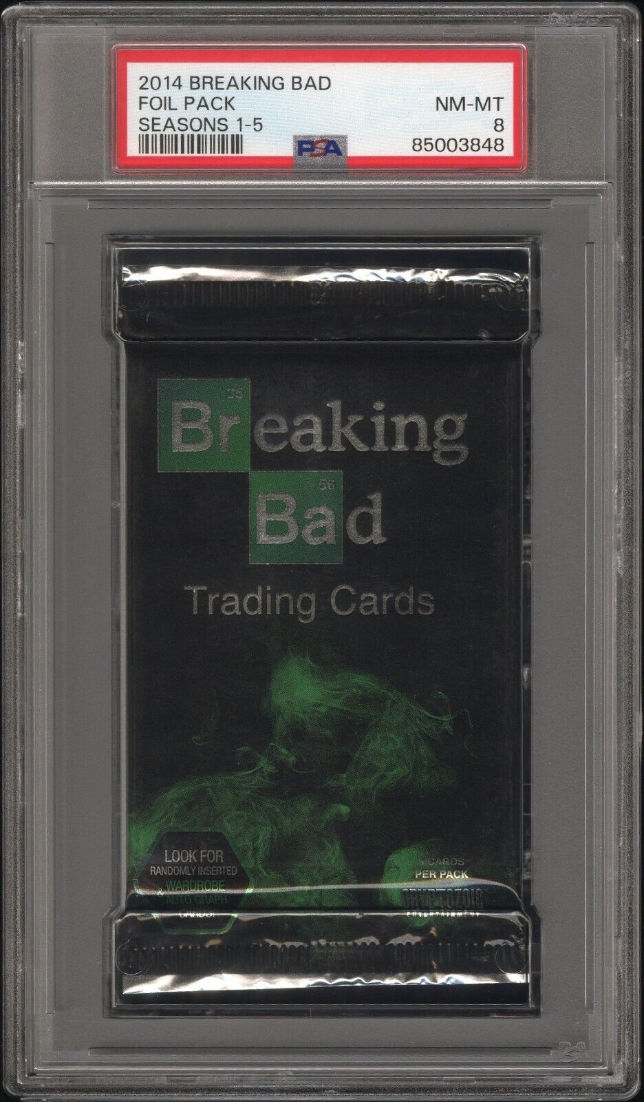 Breaking Bad 2014 Cryptozoic Trading Cards Sealed Hobby Pack PSA Graded 8