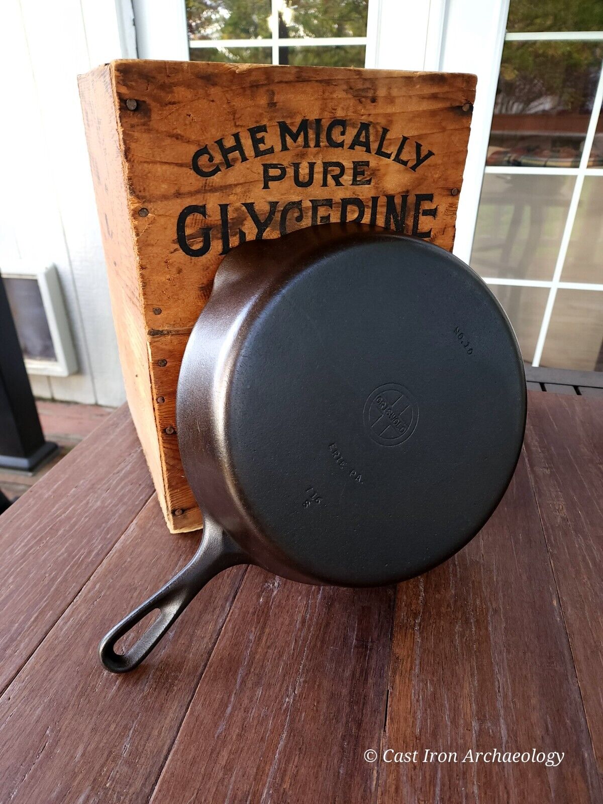 Griswold #10 Cast Iron Skillet With Small Block Logo Restored