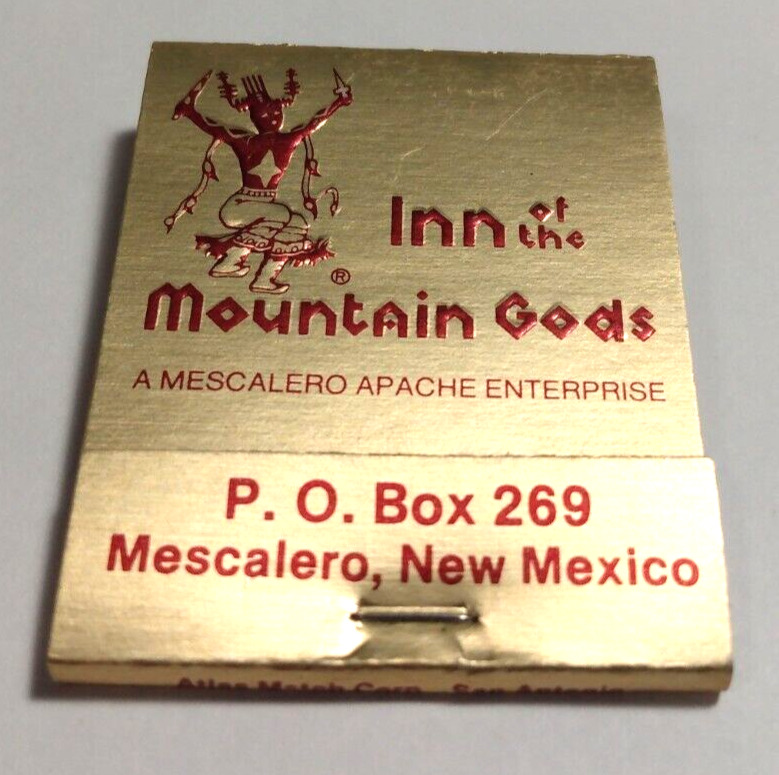 Vintage Matches Inn of the Mountain Gods Mescalero NM Unstruck Matchbook