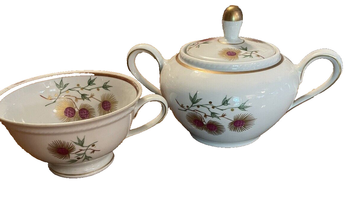 Vintage Winterling Germany Sugar Bowl with lid & Cup (no saucer)