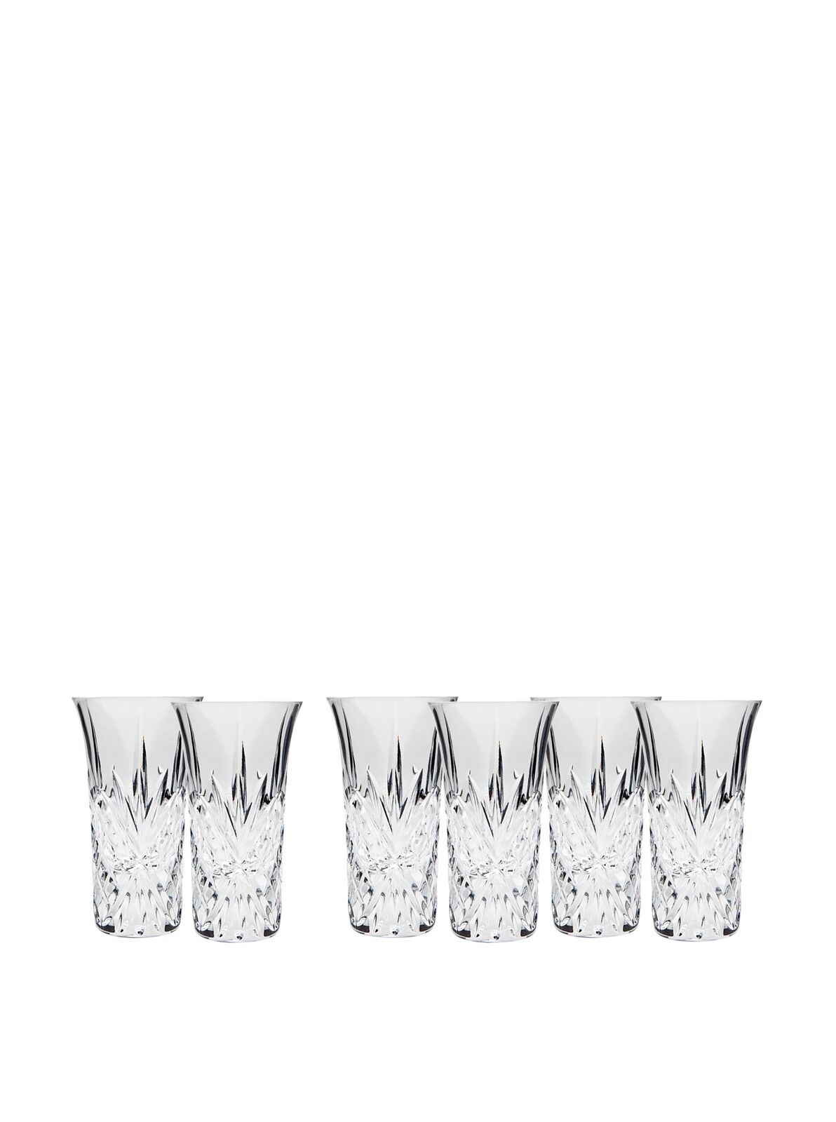 godinger dublin shot glasses set of 6 for vodka 2 oz