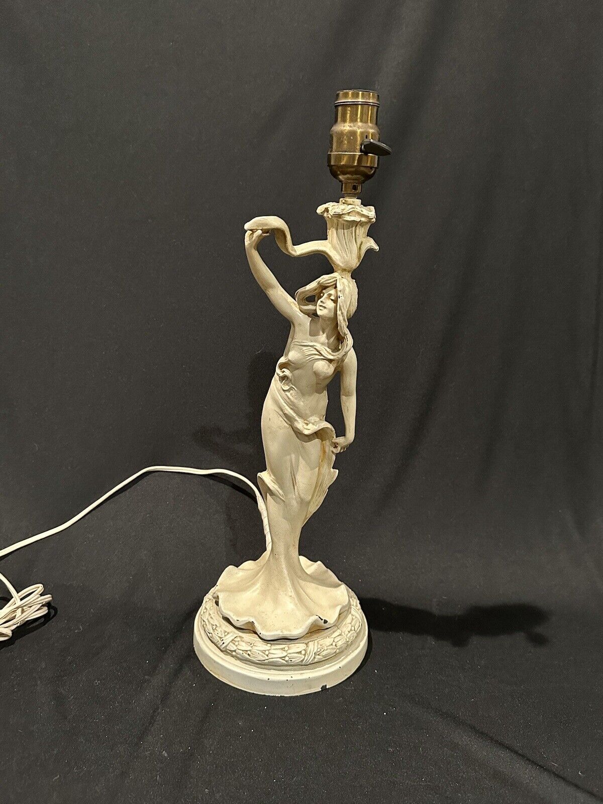 Circa 1950s/1960s Metal Figural Lamp