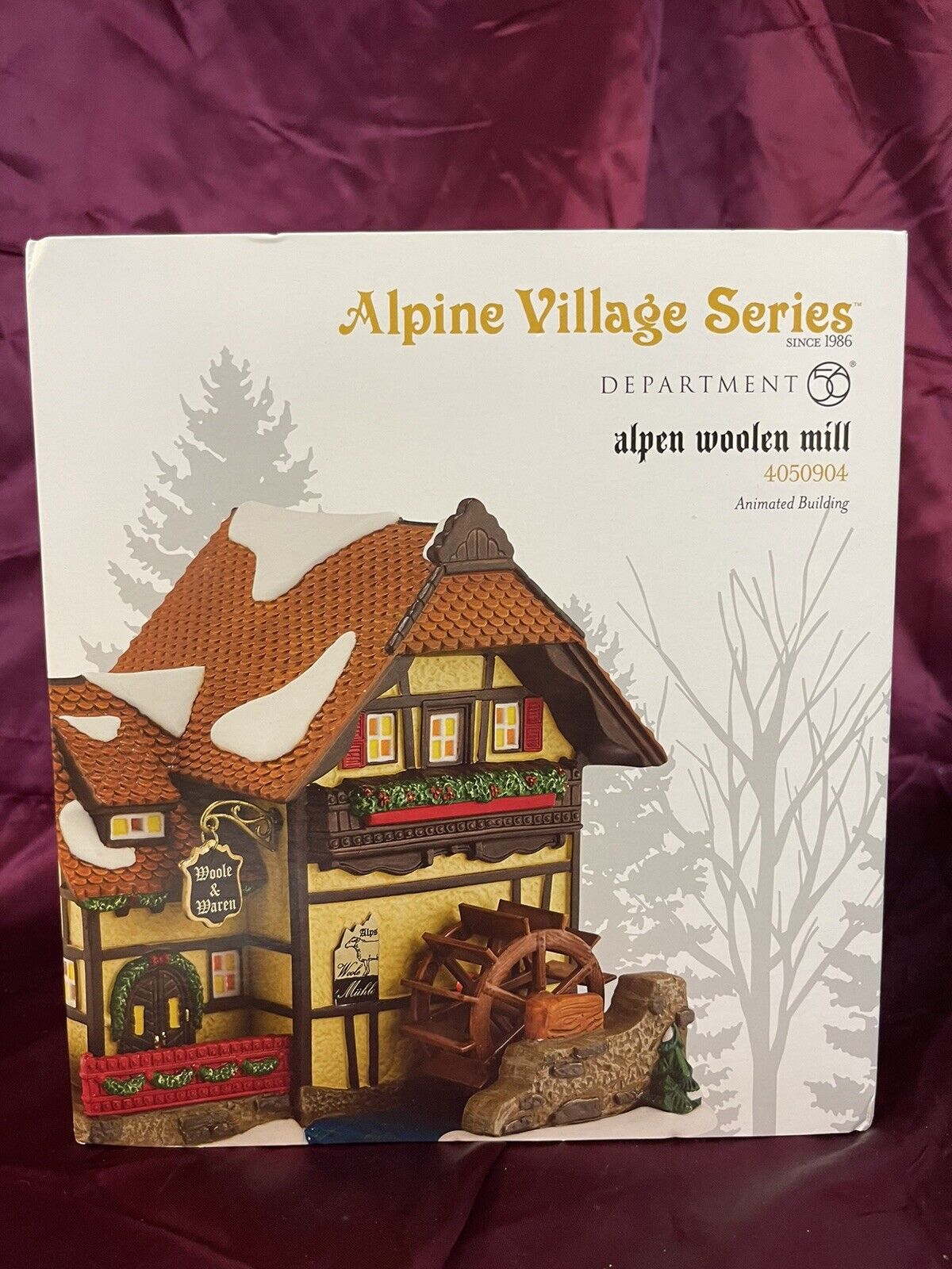 Dept 56 Alpine Village ALPEN WOOLEN MILL 4050904