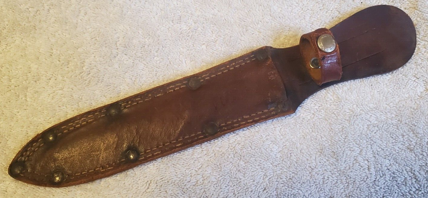 WWII Vintage Western Sheath for L77/L76 Fixed Blade Combat Knife {sheath only}