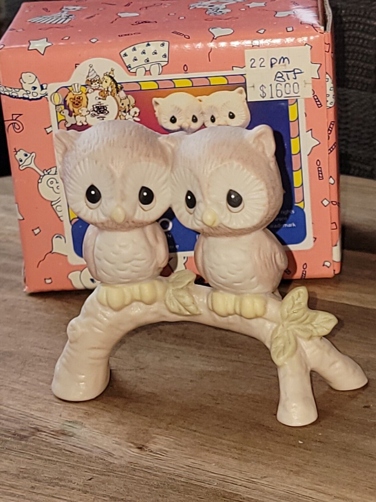 1993 Precious Moments Owl Always Be Your Friend Figurine #BC932 Boxed Owl on Bra