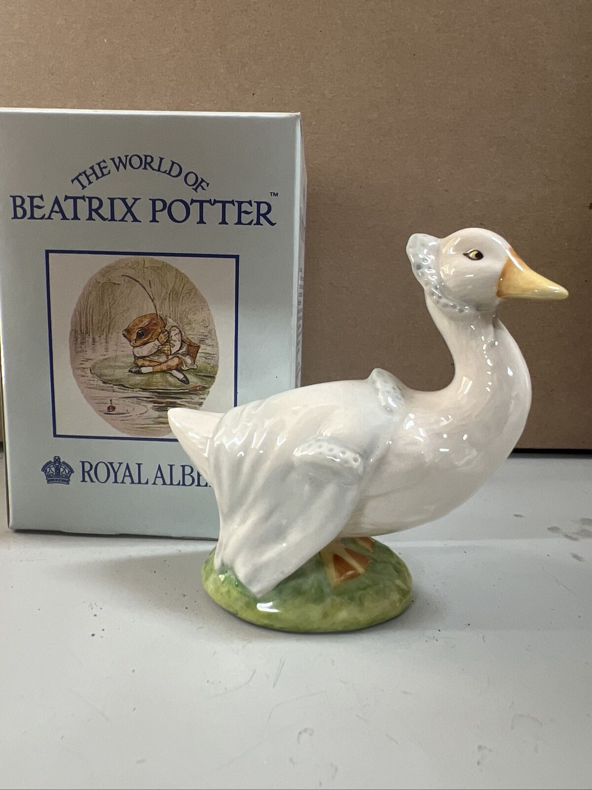 Beatrix Potter Beswick Rebecca Puddle Duck Figurine F. Warne 1981 Vintage Rare