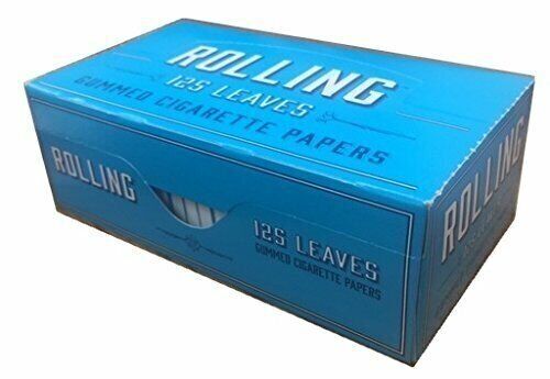 Rolling Brand Papers 24 Booklets / 125 leaves Gummed Cigarette Papers