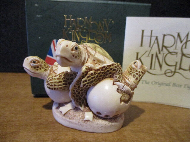 Harmony Kingdom Nest Egg Sea Turtles Hatch Box Figurine UK Made LE 600 SGN RARE