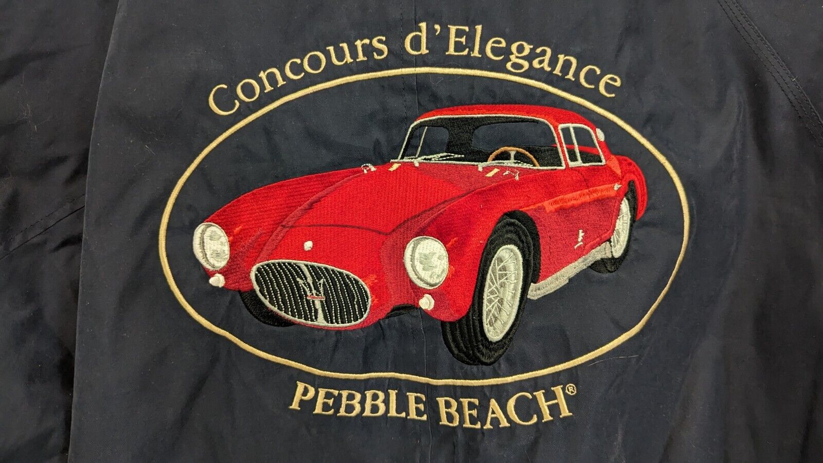 2000 Pebble Beach Concours Jacket Maserati A6G2000 Zagato Men's XL 