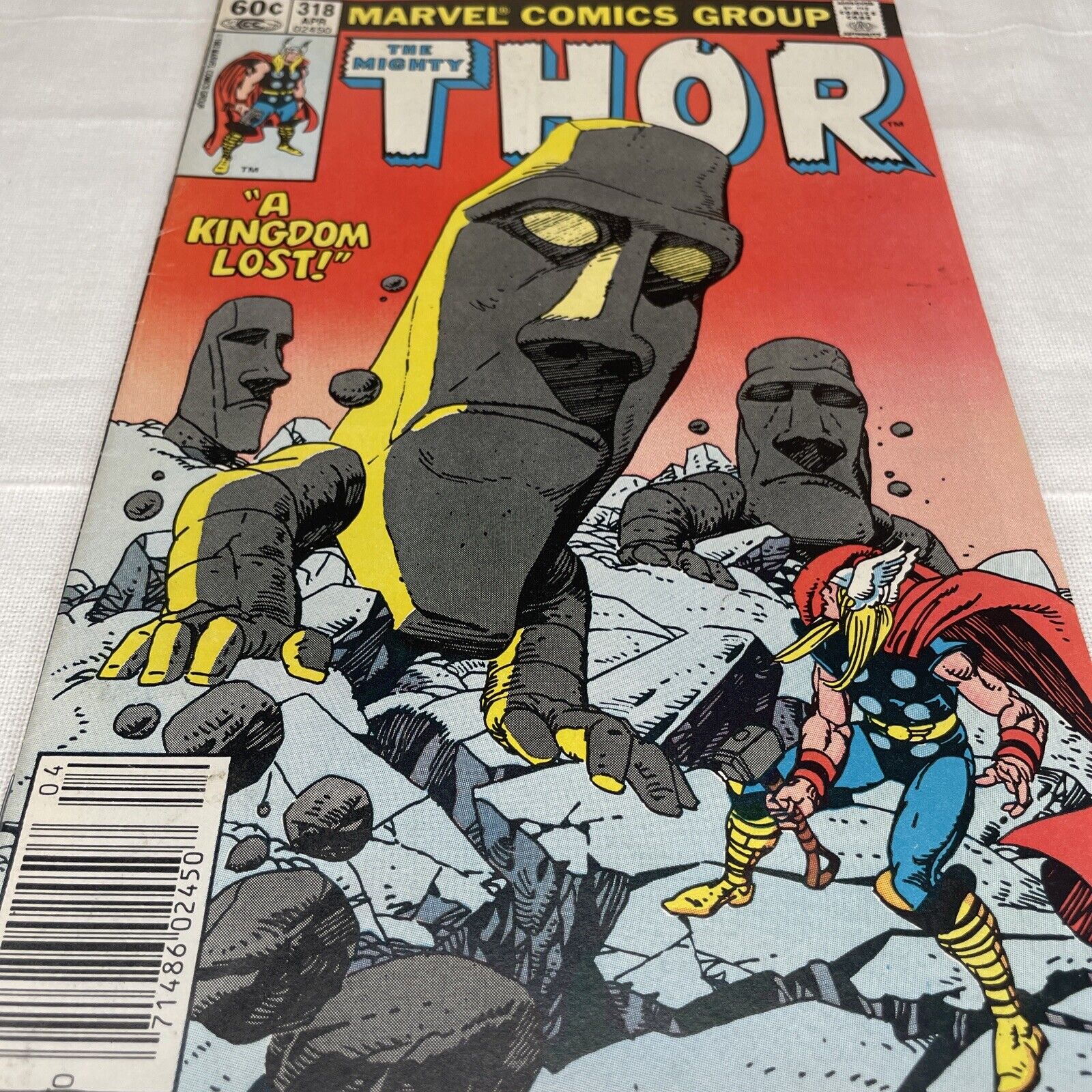 The Mighty Thor #318 NEWSSTAND (1981) Pollard Gruenwald Trial Mid Grade