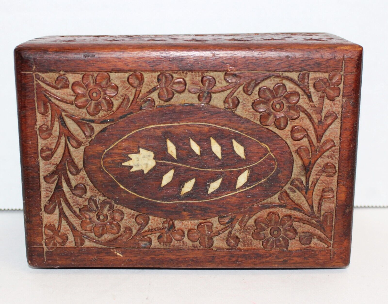 VTG Hand Carved Unique Small Wooden Stash Boxes 3 Different Designs Your Choice