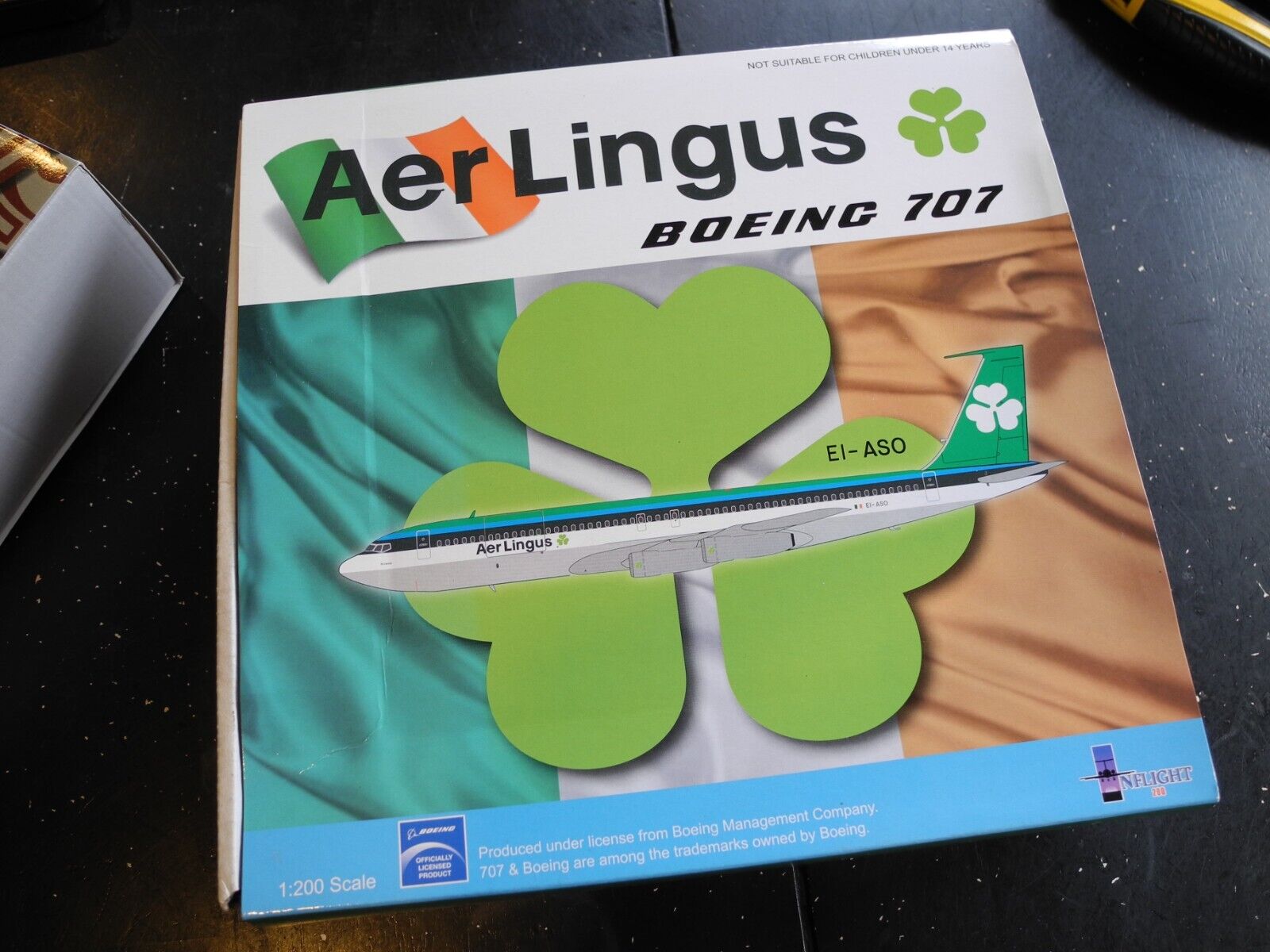 Collector's FIND Inflight Boeing 707 AIR LINGS, Hard to Find, 1:200, ONLY 240