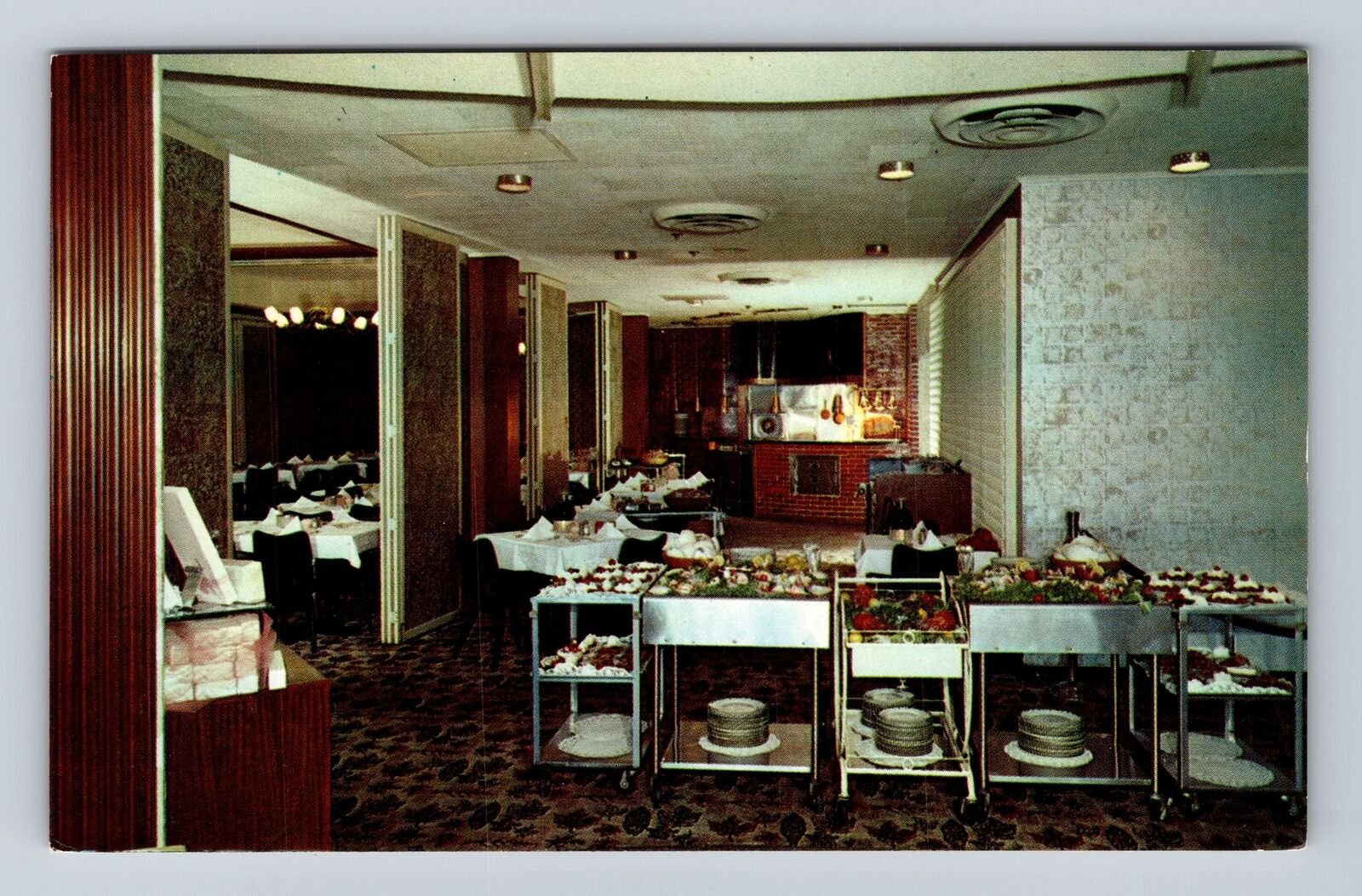 Memphis TN-Tennessee, The Embers Restaurant Advertising, Vintage Postcard