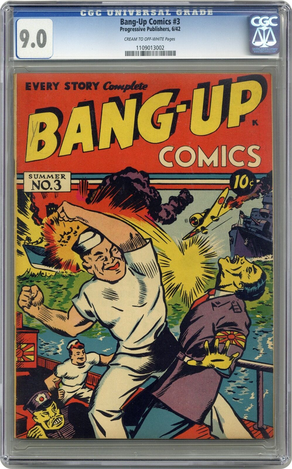 Bang-Up Comics #3 CGC 9.0 1942 1109013002