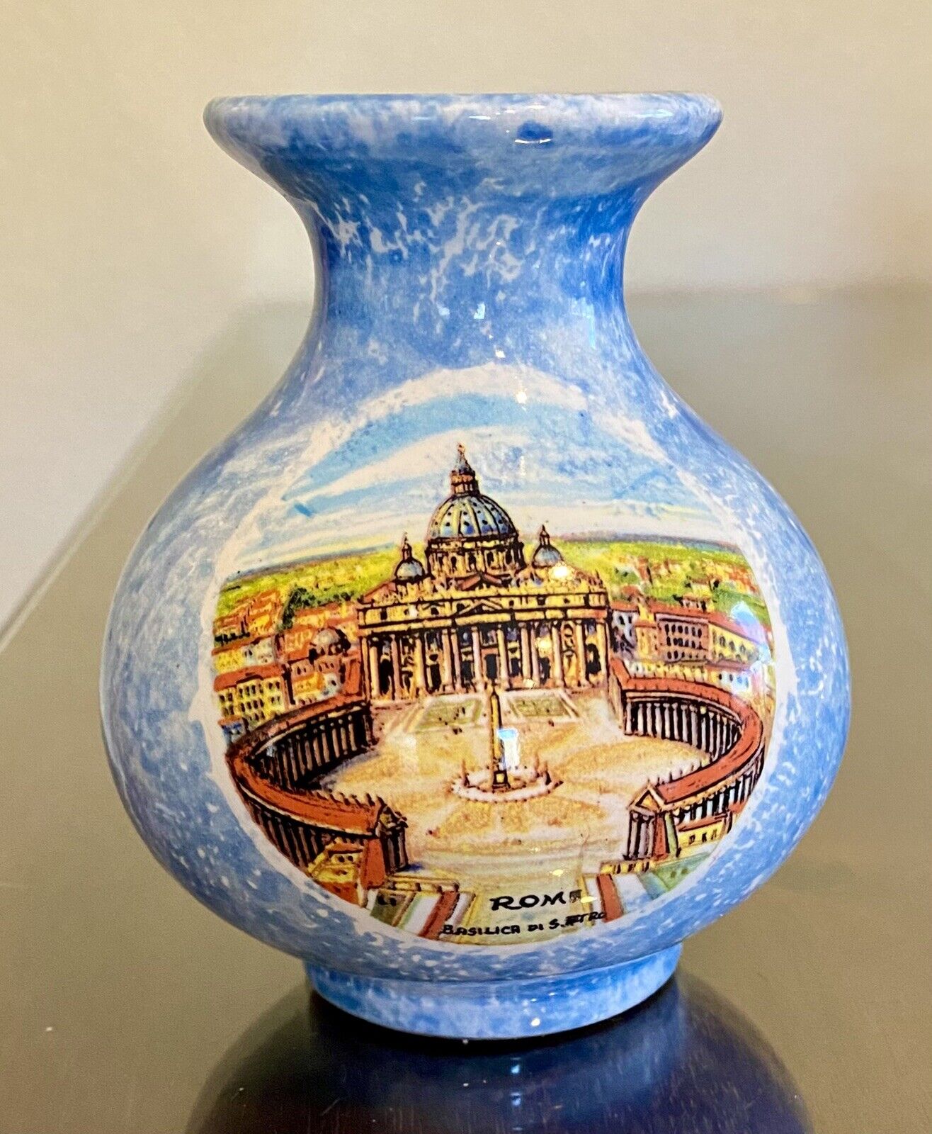 Vintage Vase Roma Basilica S Petro
