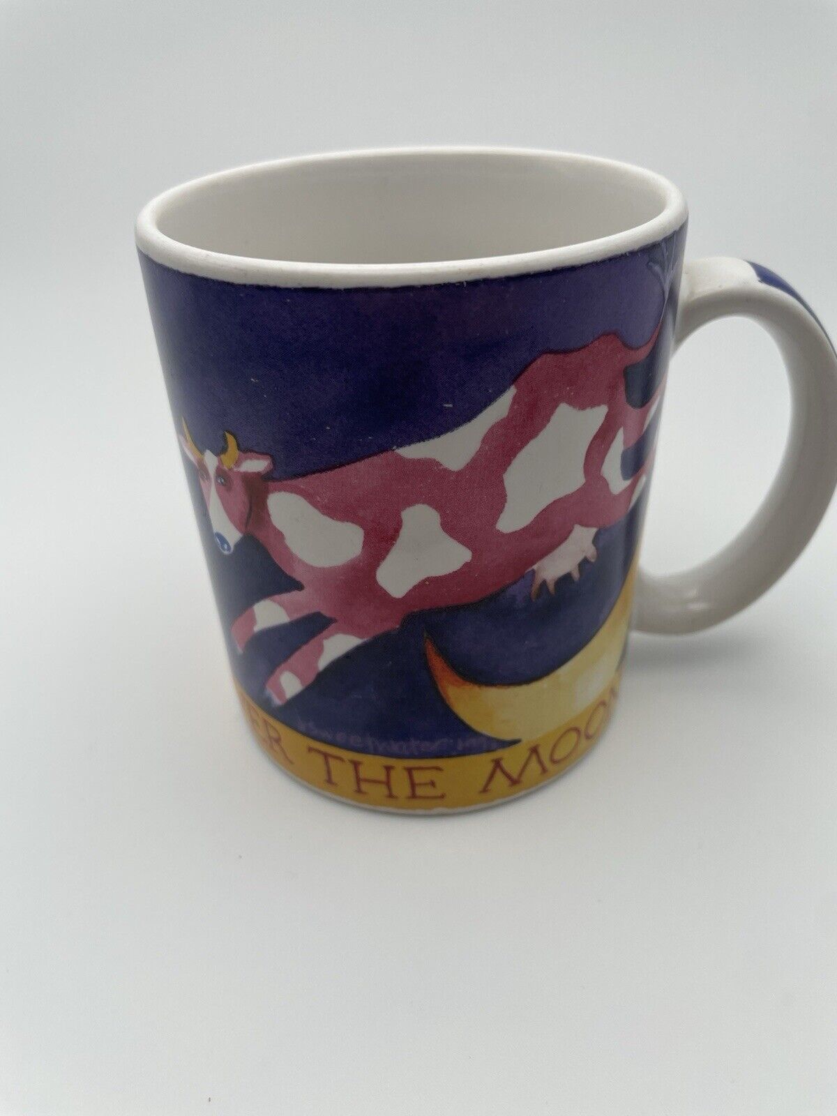 Buon Giorno Vintage Coffee Mug Cow Jumped Over The Moon Jesse Sweetwater Great