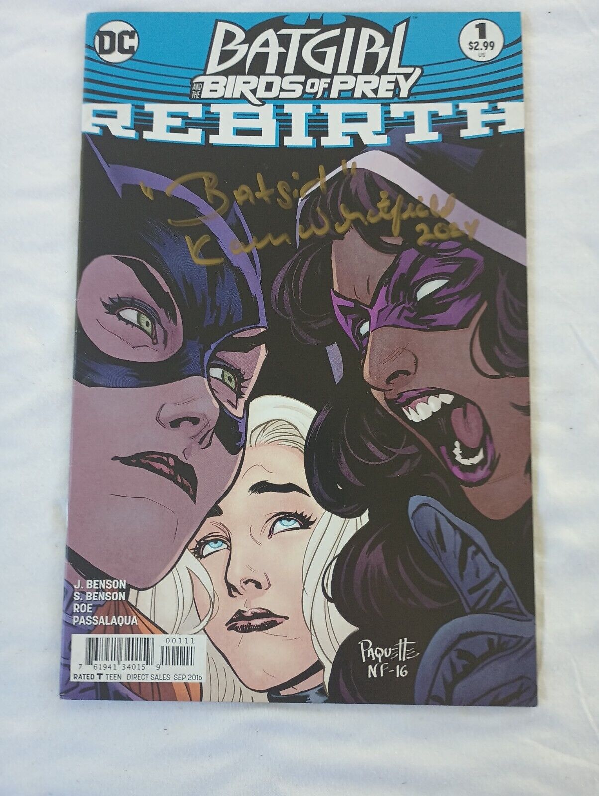 Batgirl & the Birds of Prey: Rebirth #1 (VF) DC 2016 (Batgirl) Karen Whitfield