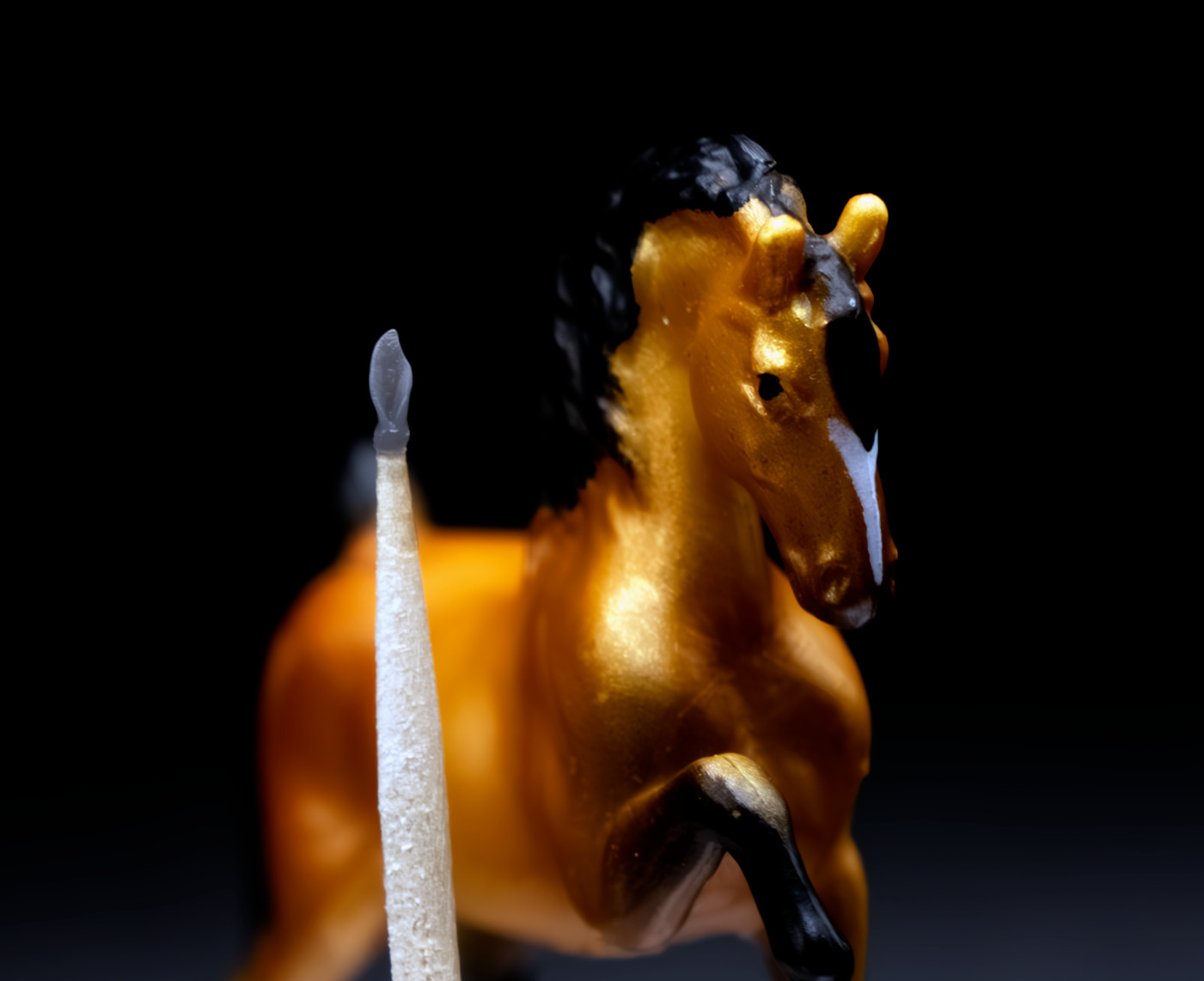 1:64 Micro Scale 3D Printed Horse Ears for Customizing, Repairing. and Sculpting
