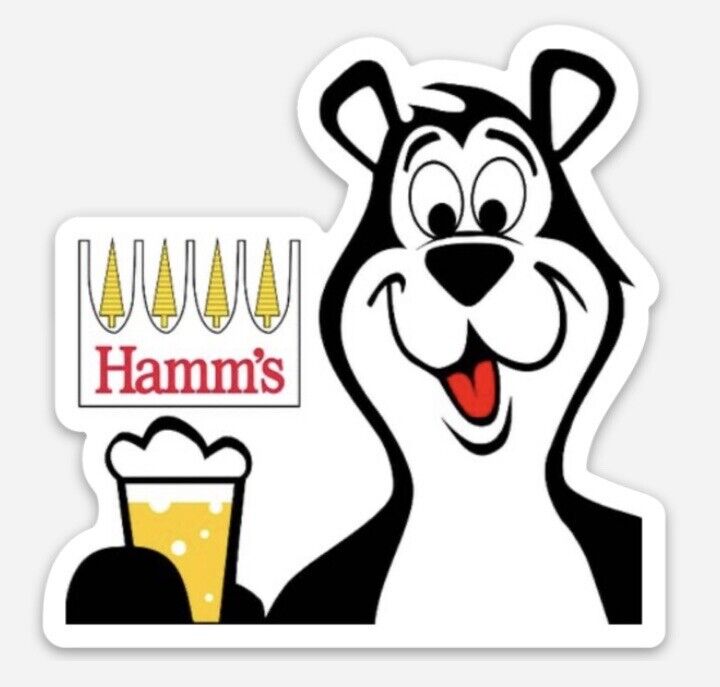 HAMM'S Custom Sasha bear beer MAGNET fridge toolbox magnet