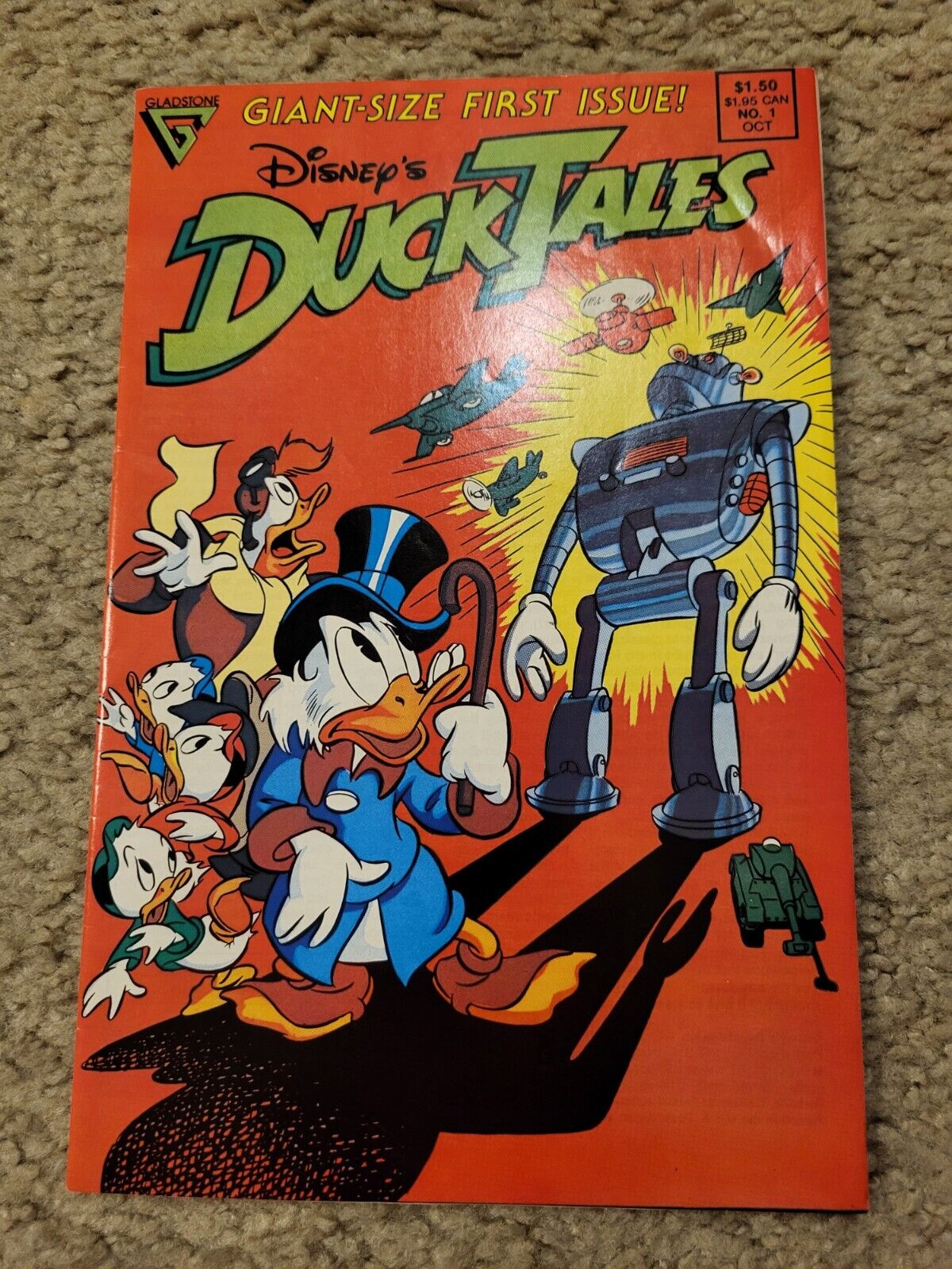 Disney's DUCKTALES 1 Gladstone Comics lot Duck Tales 1988 HIGH GRADE