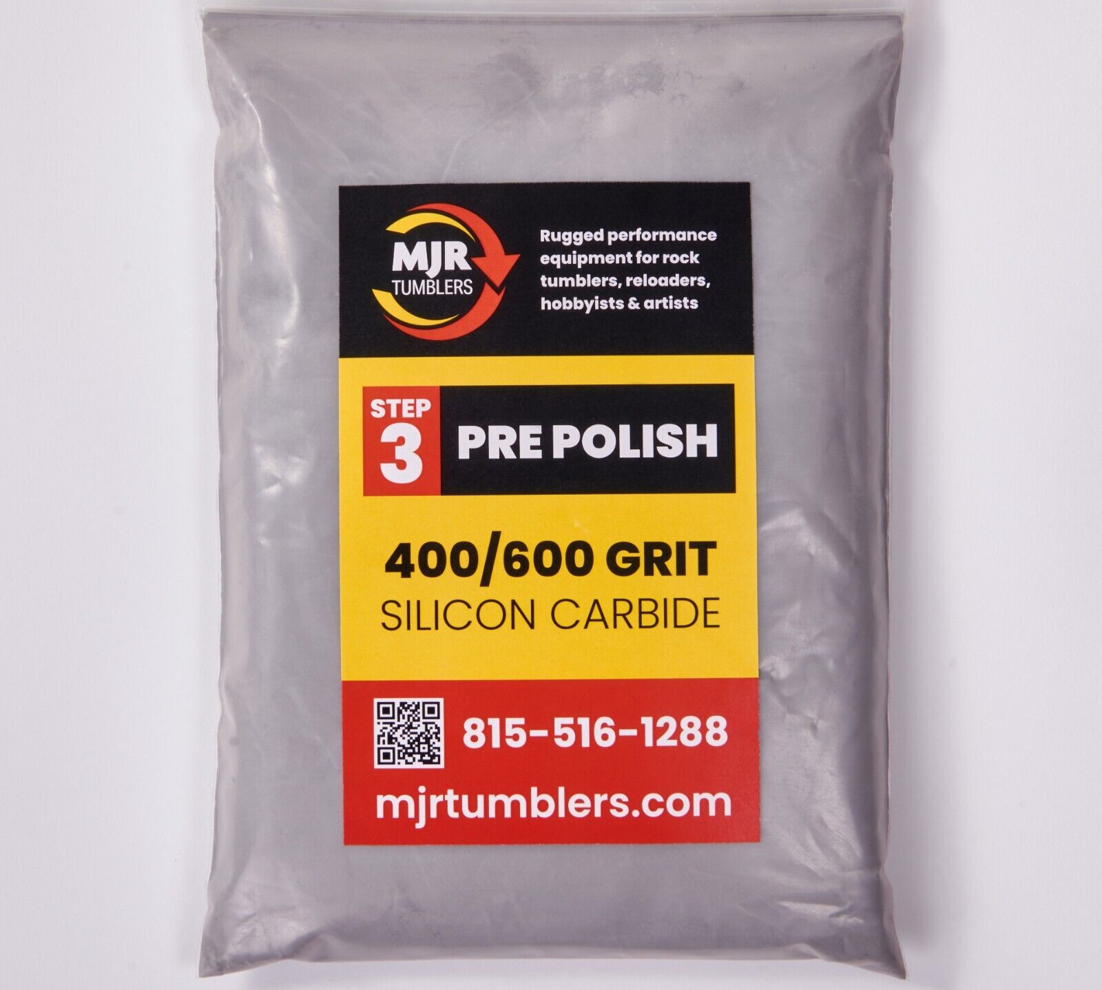20lbs Silicon Carbide  400-600 Pre-Polish Rock Grit Stage 3