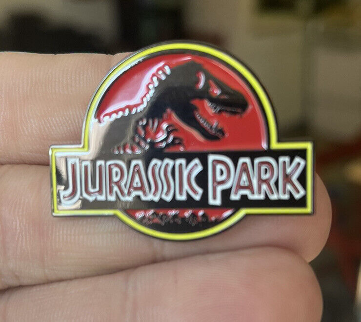 Jurassic Park enamel pin Logo Movies Cinema Film Dinosaurs Hat Lapel Bag 90s