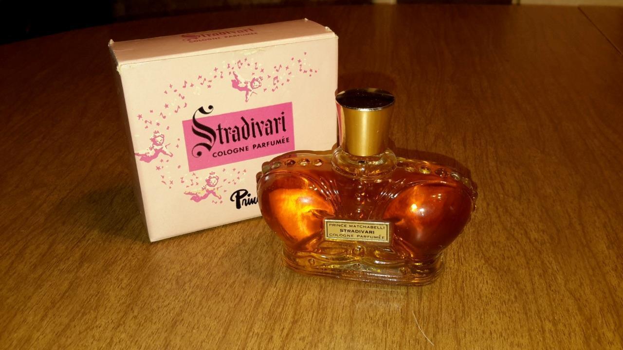 VINTAGE STRADIVARI BY PRINCE MATCHABELLI COLOGNE 2OZ WITH BOX FULL SEE DETAILS