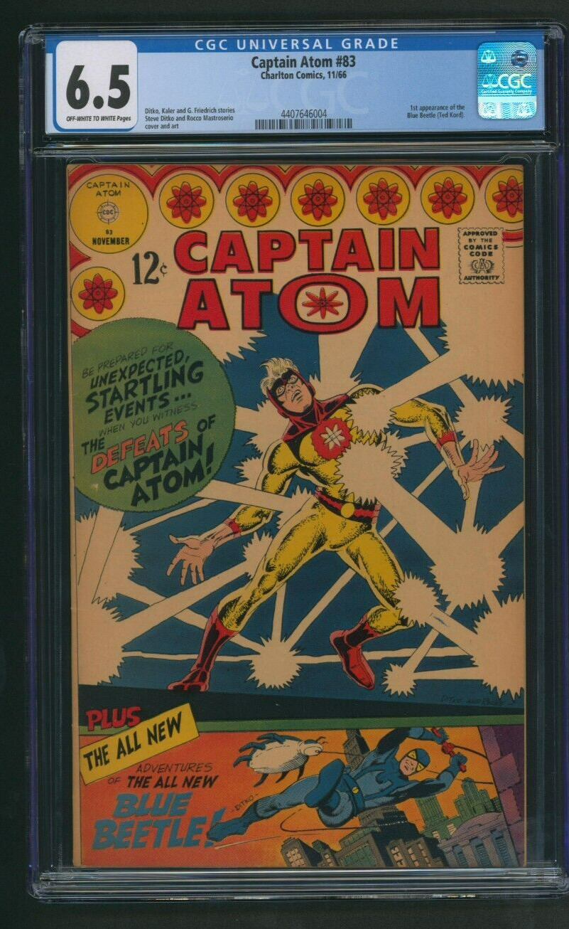 Captain Atom #83 CGC 6.5 Charlton Comics 1966 1st Blue Beetle Ted Kord