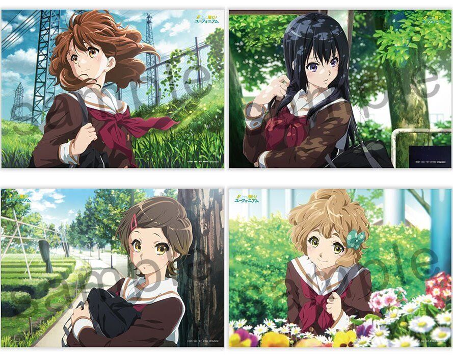 Resound Euphonium Clear Poster Set Of
