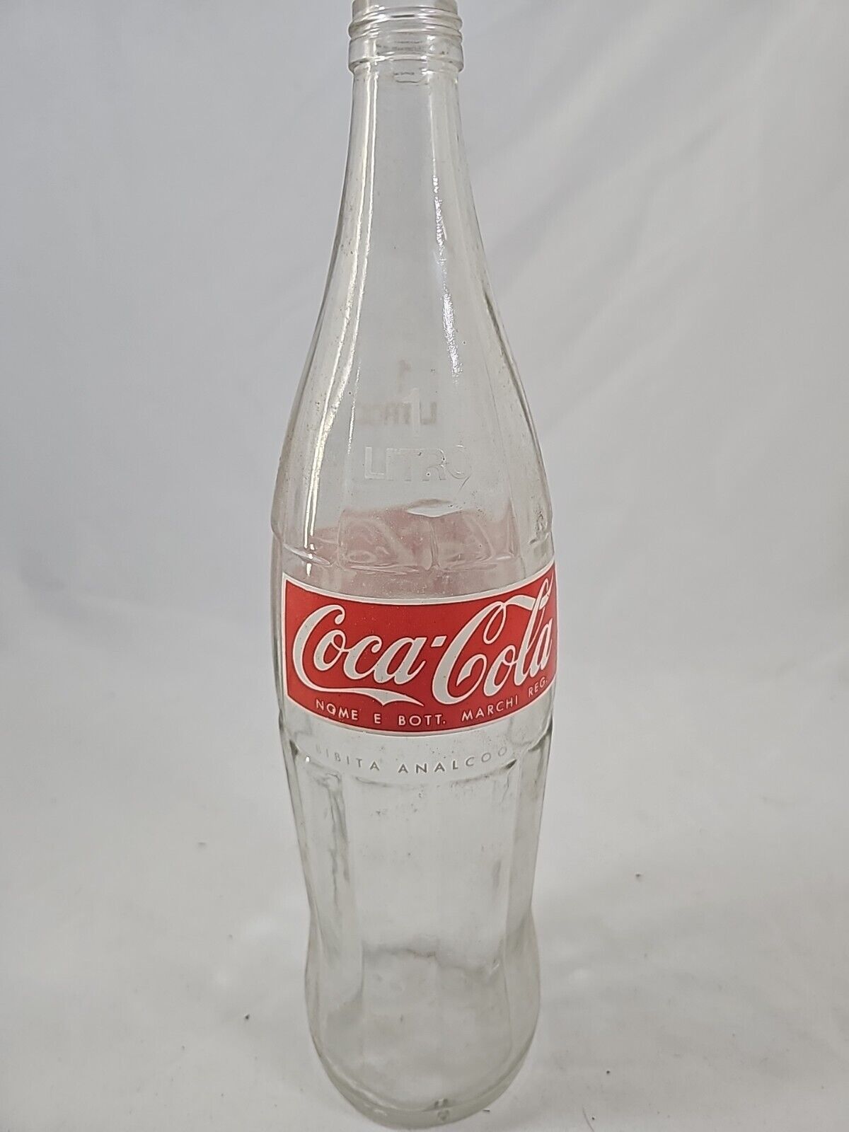 Coca Cola 1 Litro Milano Italy Coke Bottle 1 Liter Bibita Analcoolica Vintage 