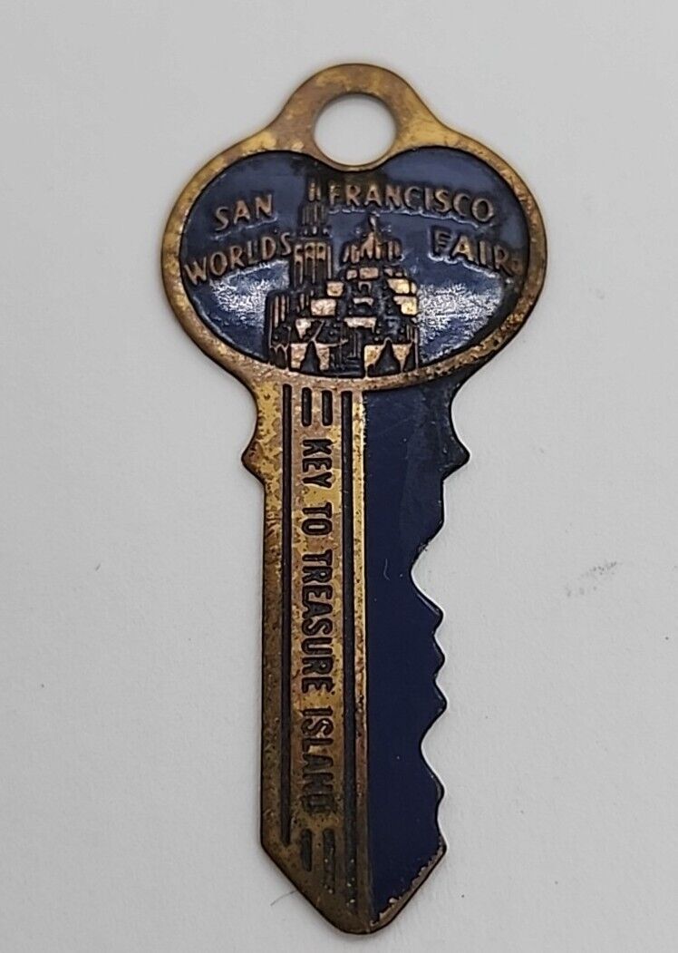 Vintage 1939 San Francisco World's Fair Key To Treasure Island