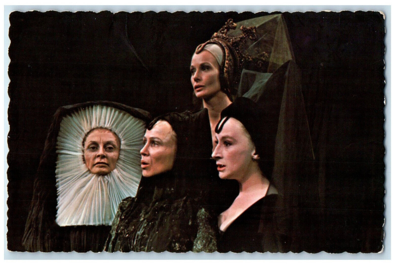 c1950's Four Women at Richard III Shakespear Festival Stratford Canada Postcard