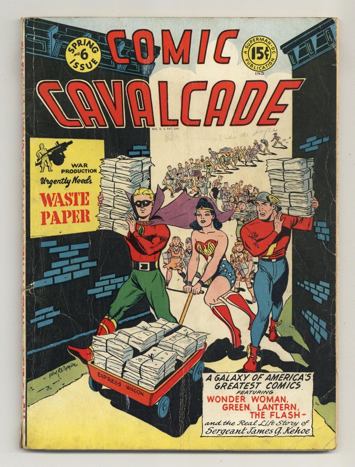 Comic Cavalcade #6 PR 0.5 1944