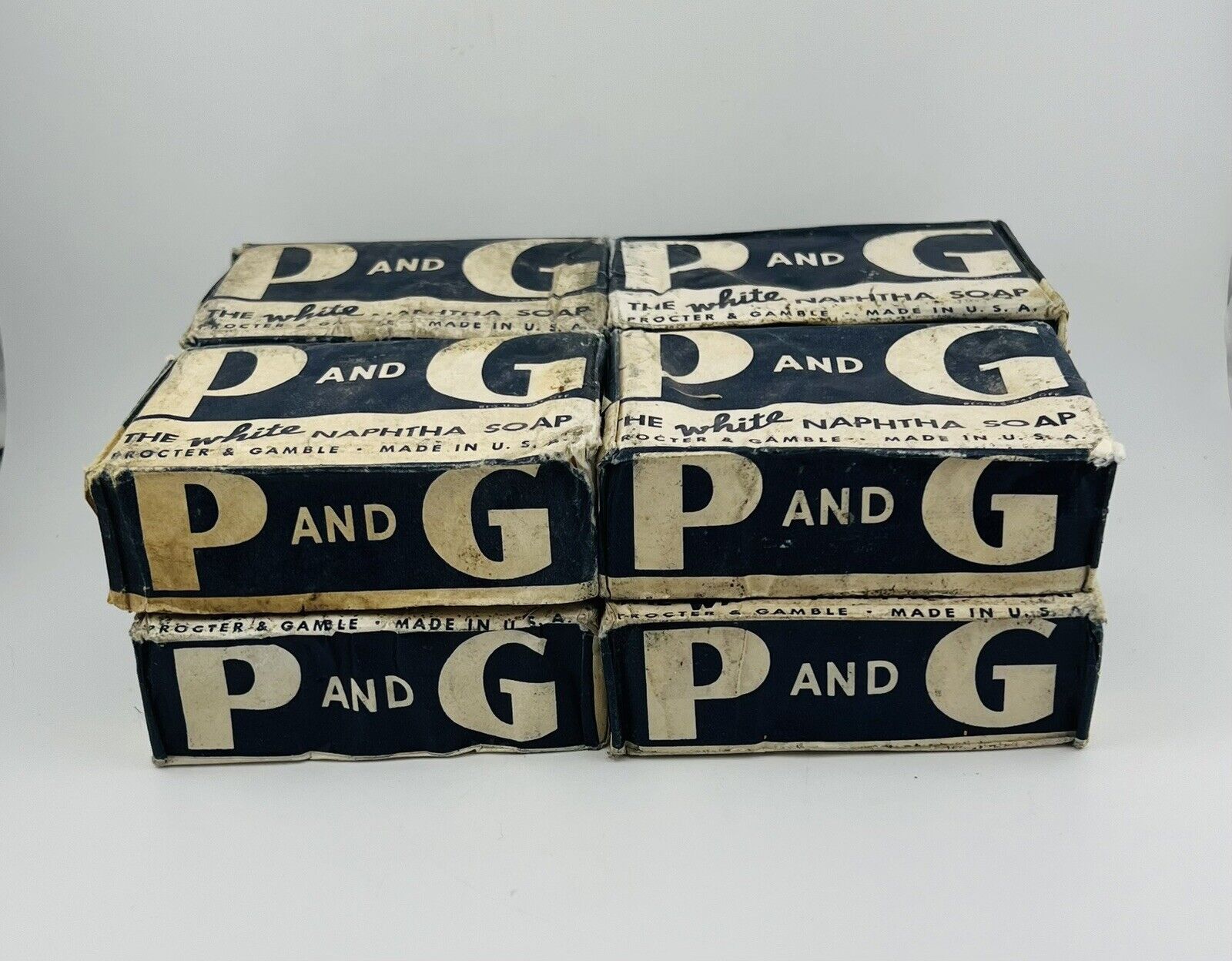 Vintage P&G Proctor & Gamble White Naphtha Laundry Cleaning Soap Lot 8