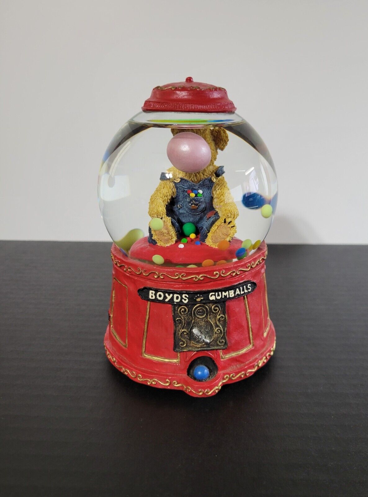 Boyd's Bear Gumballs Musical Snowglobe My Favorite Things Limited Edition RARE
